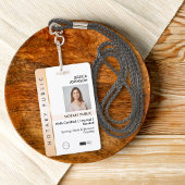 Professioneel Klasse Pruim & Goud Foto Notaris Badge