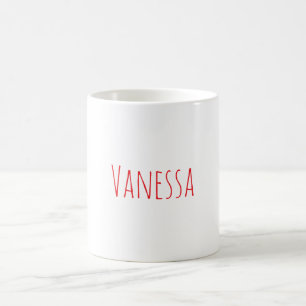 Professioneel klassiek kalligrafie naam aangepast koffiemok