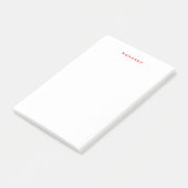 Professioneel klassiek kalligrafie naam aangepast post-it® notes (Schuin)