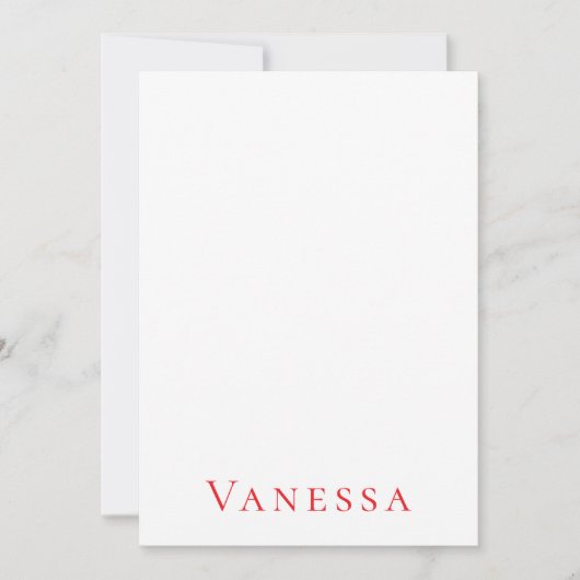 Professioneel klassiek lettertype eigen naam aange (Voorkant)