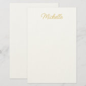 Professioneel Klassiek Minimalistisch Eenvoudig Ei Briefpapier (Voorkant / Achterkant)