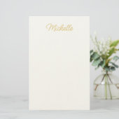 Professioneel Klassiek Minimalistisch Eenvoudig Ei Briefpapier (Staand voorkant)