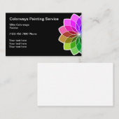 Professioneel kleurenontwerp voor schilders visitekaartje (Voorkant / Achterkant)