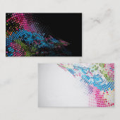 professioneel kleurrijk dubbelzijdig visitekaartje (Voorkant / Achterkant)