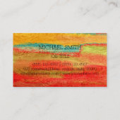 Professioneel kleurrijk modern wereldlogo #6 visitekaartje (Achterkant)