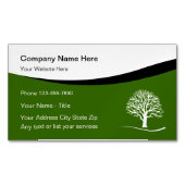 Professioneel landschapsthema magnetisch visitekaartje (Voorkant)