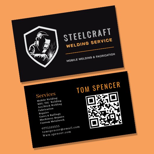Professioneel lassen en metaalbewerking visitekaartje