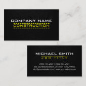 Professioneel leren design Kijk uit Visitekaartje (Voorkant / Achterkant)