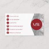 Professioneel leven, coach, netwerk en Visitekaart Klantenkaartje (Achterkant)