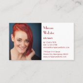 Professioneel leven, coach, netwerk en Visitekaart Klantenkaartje (Voorkant)