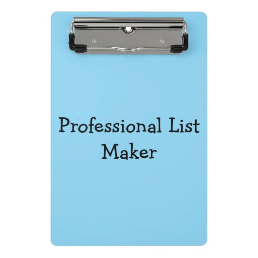 Professioneel Lijst Maken Mini Klembord (Voorkant)