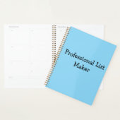 Professioneel Lijst Maken Planner (Display)