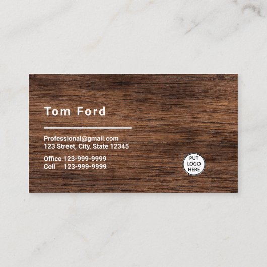 Professioneel Logo Design Visitekaartje (Achterkant)