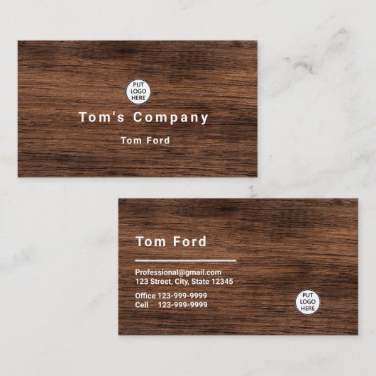 Professioneel Logo Design Visitekaartje (Voorkant / Achterkant)