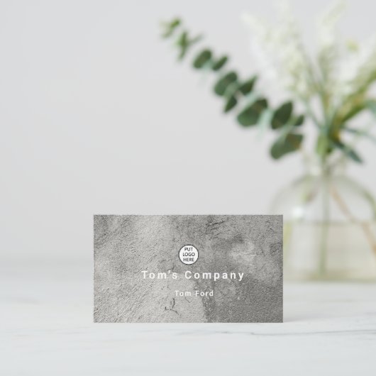 Professioneel Logo Design Visitekaartje (Staand voorkant)