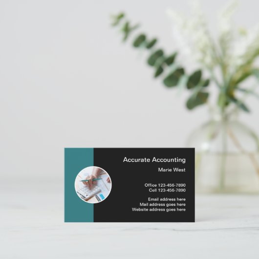 Professioneel Logo Design Visitekaartje (Staand voorkant)