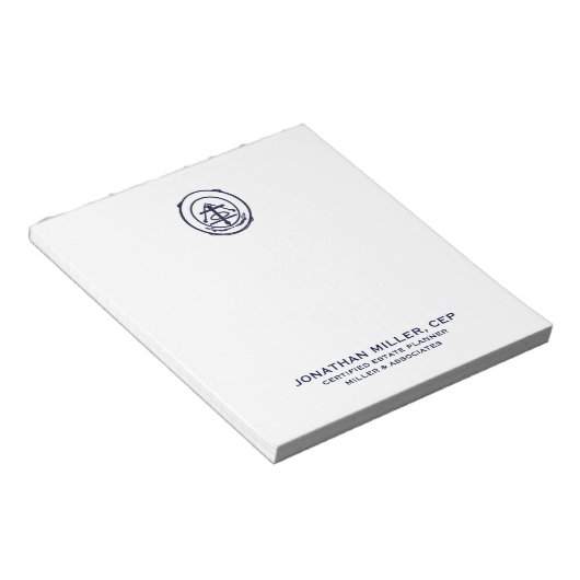 Professioneel Logo Merk Notitieblok (Schuin)