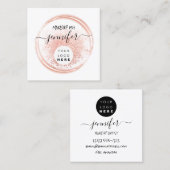 Professioneel Logo — Minimale blindheid bij artist Vierkante Visitekaartje (Voorkant / Achterkant)