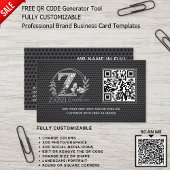 PROFESSIONEEL LOGO ONTWERP AANGEPASTE GEMERKTE QR- VISITEKAARTJE