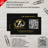 PROFESSIONEEL LOGO ONTWERP AANGEPASTE QR-CODE MET  VISITEKAARTJE