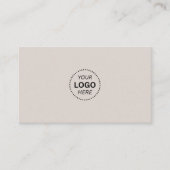 Professioneel Logo QR Code Moderne Visitekaart Visitekaartje (Voorkant)