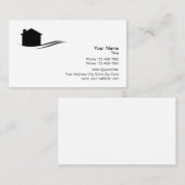 Professioneel Logo vastgoed Visitekaartje (Voorkant / Achterkant)