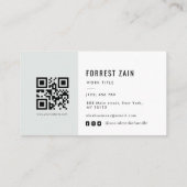 professioneel logo zwart wit visitekaartje (Achterkant)