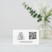 PROFESSIONEEL LOGOONTWERP MET MERKIDENTITEIT QR-CO VISITEKAARTJE (Staand voorkant)