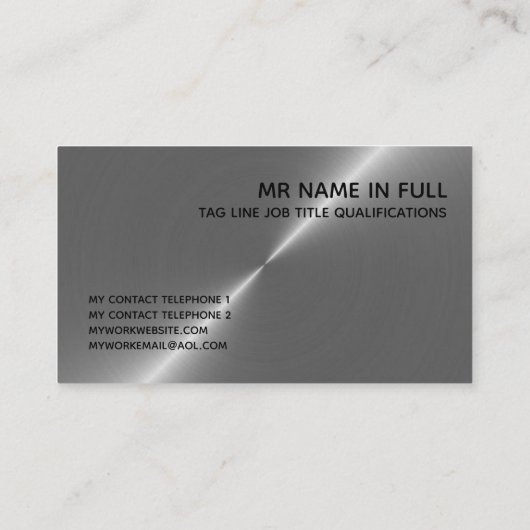 PROFESSIONEEL LOGOONTWERP MET QR-CODE SJABLOON VOO VISITEKAARTJE (Achterkant)