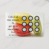 Professioneel Loyalty Cards - Macaroon Design 2 (Achterkant)