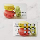 Professioneel Loyalty Cards - Macaroon Design 2 (Voorkant / Achterkant)