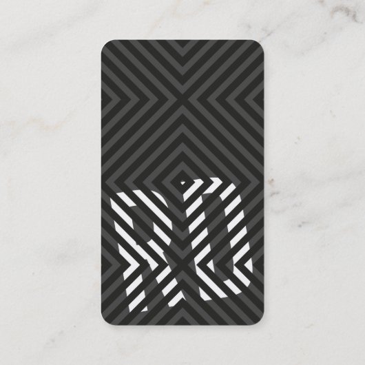 Professioneel, luxe visitekaartje (Achterkant)