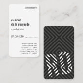 Professioneel, luxe visitekaartje (Voorkant / Achterkant)