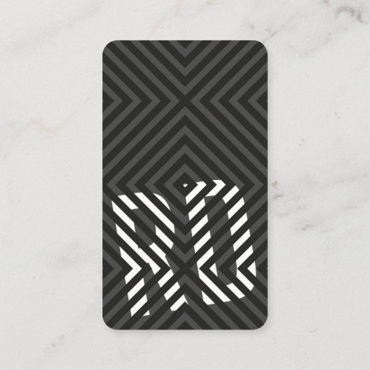 Professioneel, luxe visitekaartje (Achterkant)