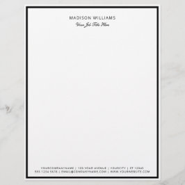 Professioneel maatwerk briefhoofd