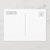 Professioneel maatwerk briefkaart (Achterkant)