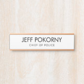 Professioneel maatwerk deurbordje (Voorkant)