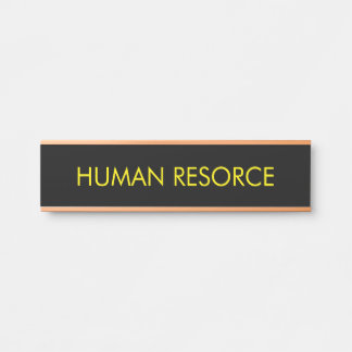 Professioneel maatwerk deurbordje