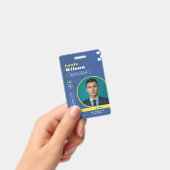 Professioneel Maatwerk Naam & Barcode Personeel Badge (Handheld)