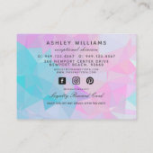 Professioneel maatwerk visitekaartje (Achterkant)