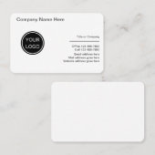 Professioneel maatwerk visitekaartje (Voorkant / Achterkant)