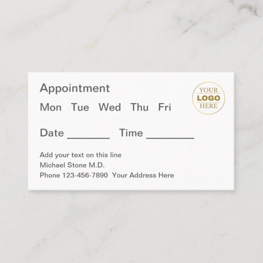 Professioneel maatwerk visitekaartje (Voorkant)