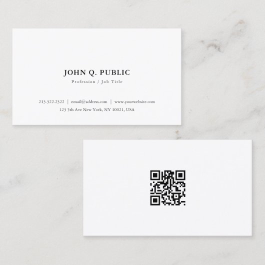 Professioneel maatwerk visitekaartje (Voorkant / Achterkant)