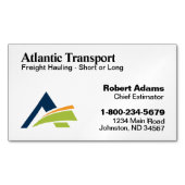 Professioneel Magnetisch Visitekaartje met Logo (Voorkant)