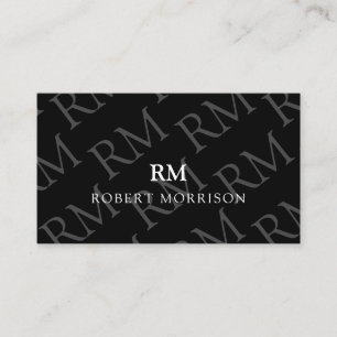 Professioneel mannelijk Elegant Minimalistisch Mon Visitekaartje