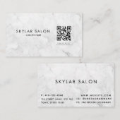 Professioneel marmer QR-Visitekaartje Visitekaartje (Voorkant / Achterkant)
