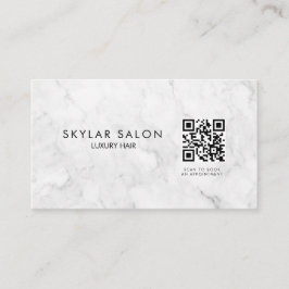 Professioneel marmer QR-Visitekaartje Visitekaartje