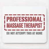 Professioneel massagetherapeut muismat (Voorkant)