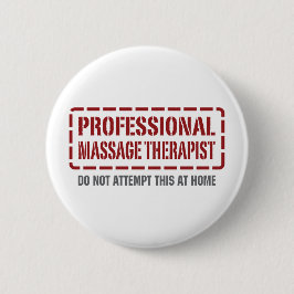 Professioneel massagetherapeut ronde button 5,7 cm