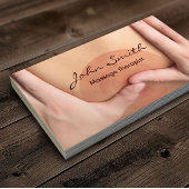 Professioneel massagetherapeut visitekaartje